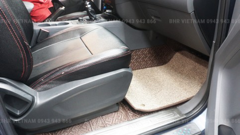 Thảm lót sàn ô tô 360 độ Ford Ranger giá tại xưởng, rẻ nhất Hà Nội, TPHCM